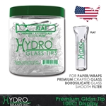 Hydro® Glass Tip DISPLAY (100ct) FLAT CLEAR