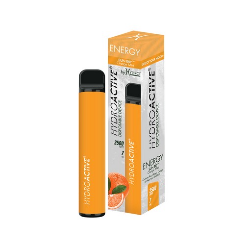 HydroActive® Vape 2500 Unit ENERGY Sunray Orange