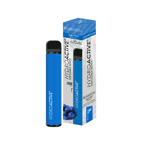 HydroActive® Vape 2500 Unit RELAXATION Blue Viper Blueberry