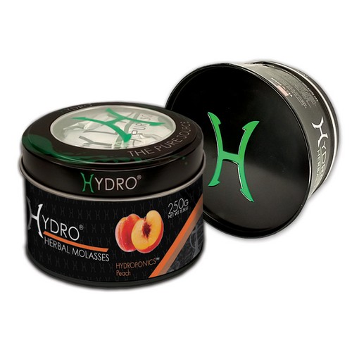 Hydro® Nicotine Free Hookah Shisha 250g Jar HYDROPONICS (PEACH)