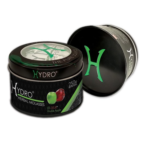 Hydro® Nicotine Free Hookah Shisha 250g Jar LES DEUX (DOUBLE APPLE)