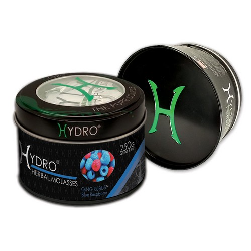 Hydro® Nicotine Free Hookah Shisha 250g Jar QING RUBUS (BLUE RASPBERRY)