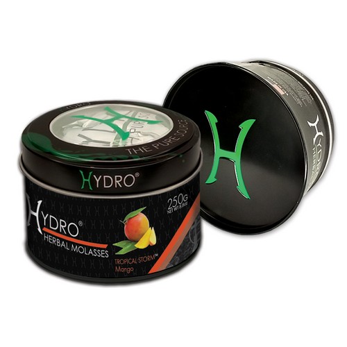 Hydro® Nicotine Free Hookah Shisha 250g Jar TROPICAL STORM (MANGO)