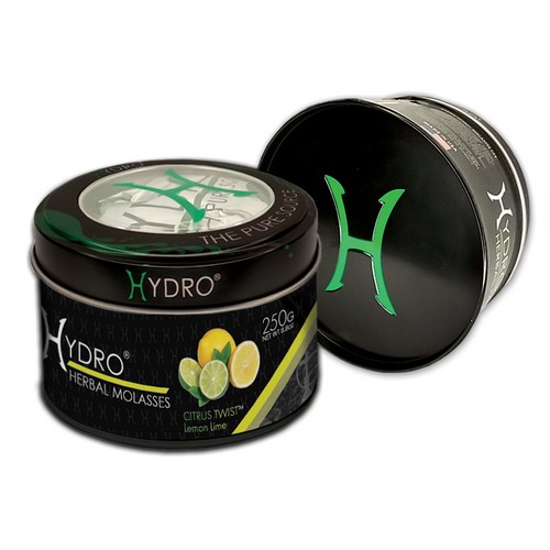 Hydro® Nicotine Free Hookah Shisha 250g Jar CITRUS TWIST (LEMON LIME)