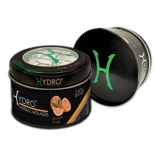 Hydro® Nicotine Free Hookah Shisha 250g Jar SUN RAY (ORANGE)