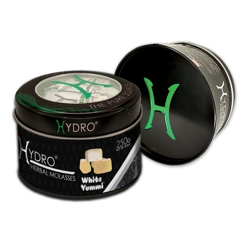 Hydro® Nicotine Free Hookah Shisha 250g Jar WHITE YUMMI