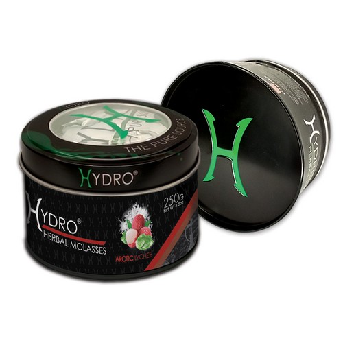 Hydro® Nicotine Free Hookah Shisha 250g Jar ARCTIC LYCHEE