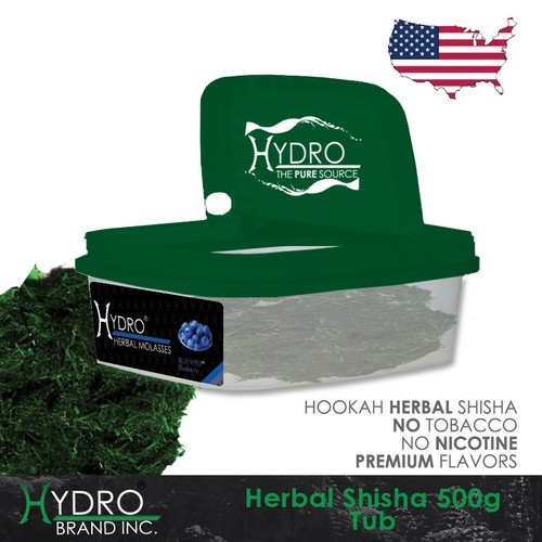 Hydro® Nicotine Free Hookah Shisha 500g Tub BLUE VIPER (BLUEBERRY)