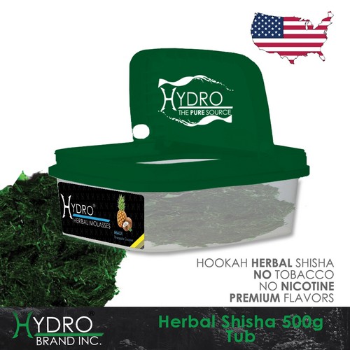 Hydro® Nicotine Free Hookah Shisha 500g Tub MAUI (COCONUT PINEAPPLE)