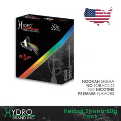 Hydro® Nicotine Free Hookah Shisha 50g Pack PRIZM