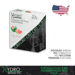 Hydro® CBD Nicotine Free Hookah Shisha 50g Pack JOLLY MOLLY