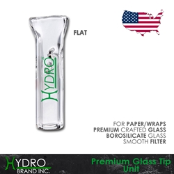 Hydro® Glass Tip UNIT FLAT CLEAR